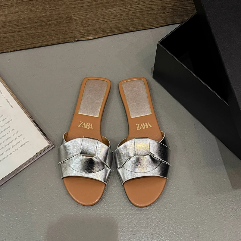 New Summer Designer Women'S Solid Color Fashion Slippers Zapatos De Mujer Women'S Shoes Slippers Women Slippers Women Shoes - الصورة 9