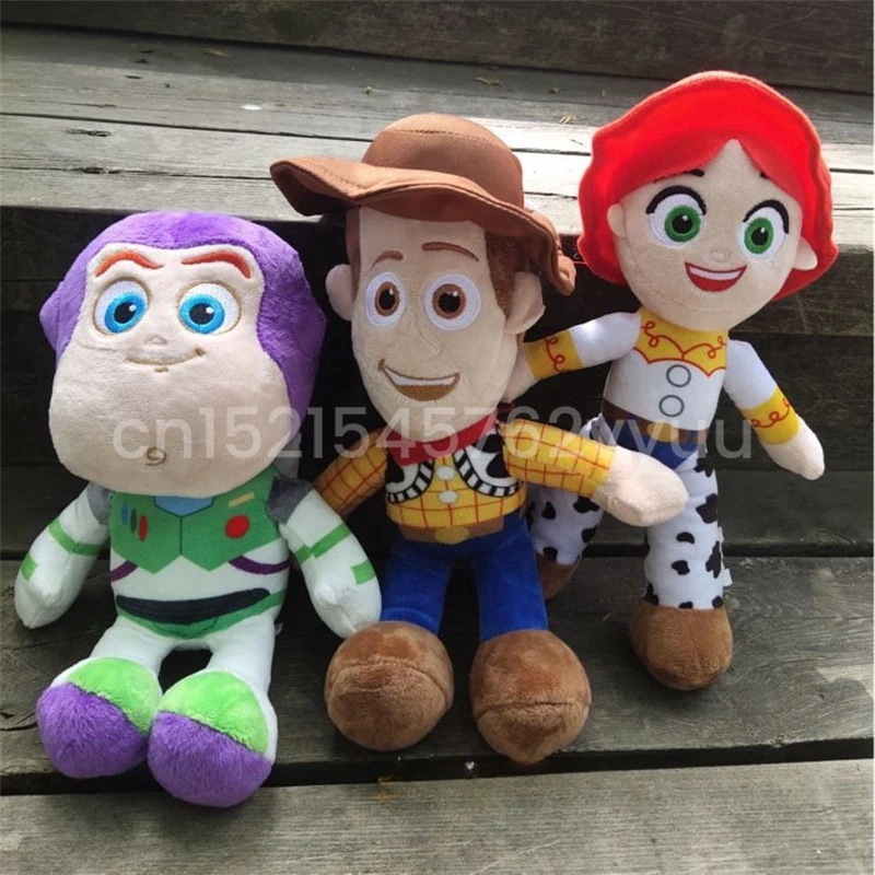 23cm Cute Woody Buzz Lightyear Plush Toy Lovely Stuffed Anime Jessie Plushies Pendant Cartoon Doll Home Decor Xmas Gifts - الصورة 6