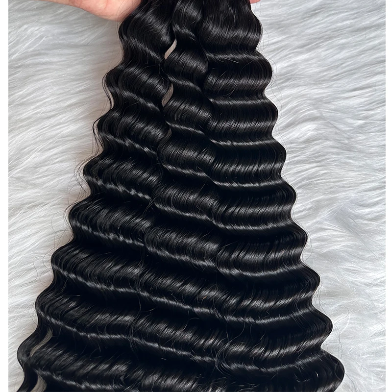 Bulk Human Hair for Braiding #4 #30 Color Blonde Human Hair Bulk No Weft Braids Hair Extensions for Women 1/3/4pcs /lot - الصورة 9