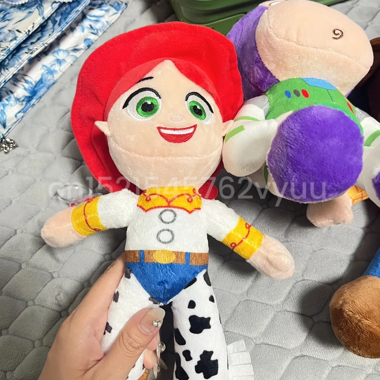 23cm Cute Woody Buzz Lightyear Plush Toy Lovely Stuffed Anime Jessie Plushies Pendant Cartoon Doll Home Decor Xmas Gifts - الصورة 3