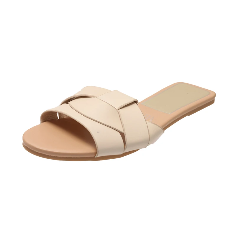 New Summer Designer Women'S Solid Color Fashion Slippers Zapatos De Mujer Women'S Shoes Slippers Women Slippers Women Shoes - الصورة 7