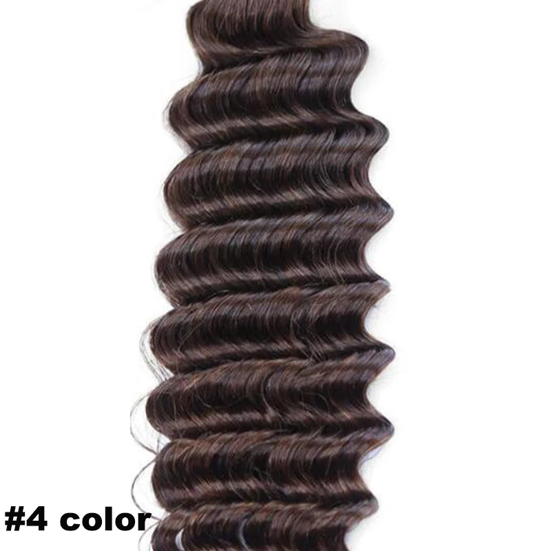 Bulk Human Hair for Braiding #4 #30 Color Blonde Human Hair Bulk No Weft Braids Hair Extensions for Women 1/3/4pcs /lot - الصورة 10